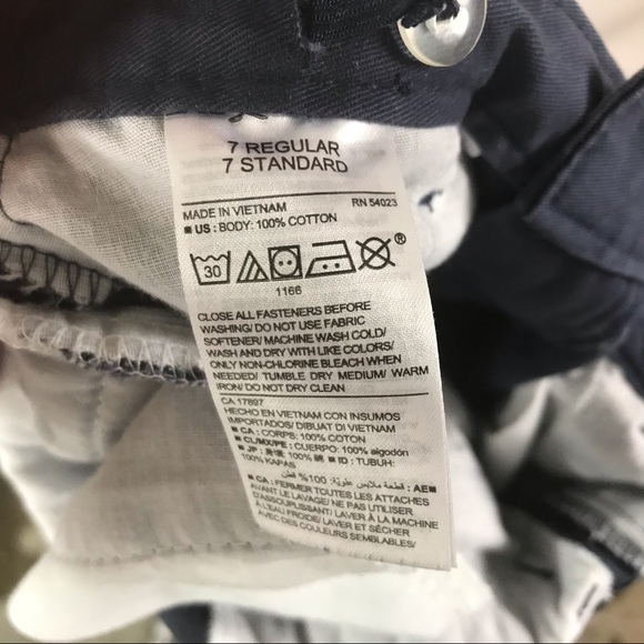 Old Navy cotton boys pants size 7. Cuffed leg. - Picture 2 of 4